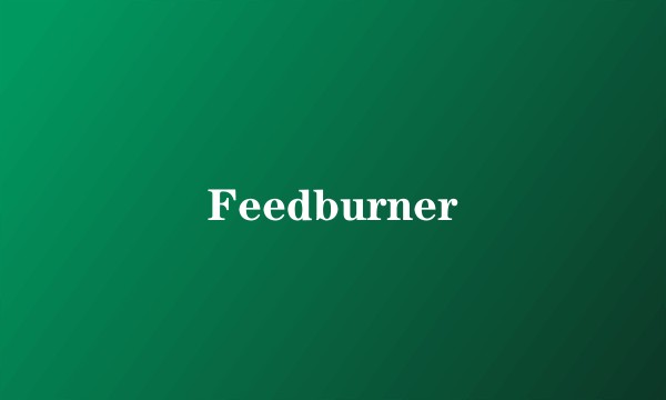 Feedburner