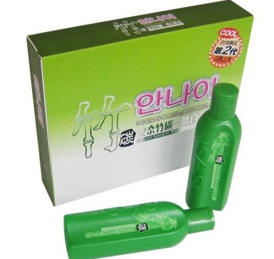 安奈竹炭一洗白