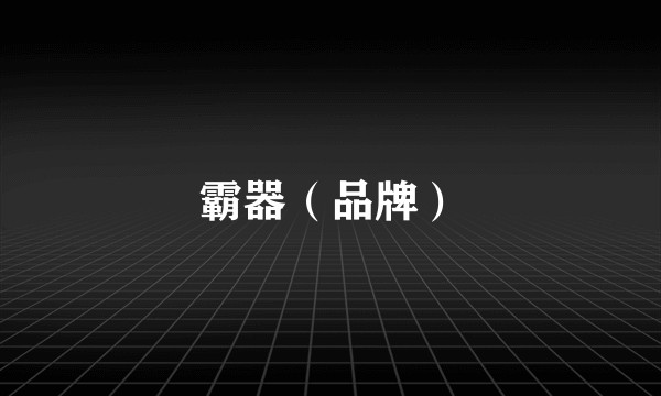 霸器（品牌）