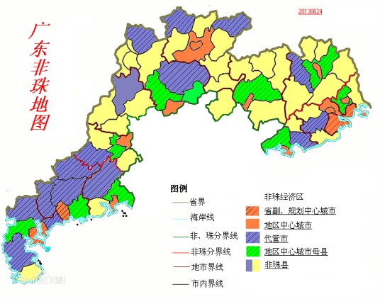 广东省非珠江三角洲地区