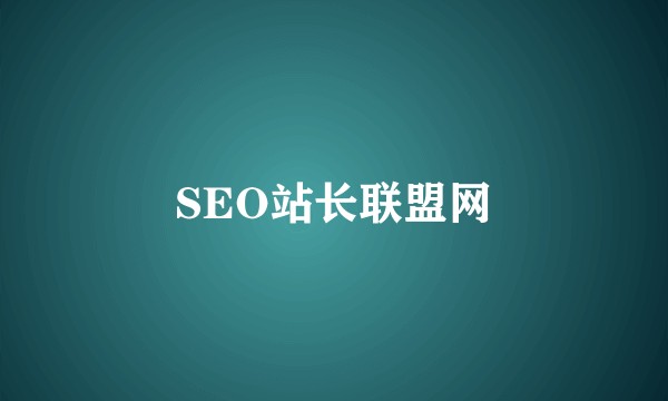 SEO站长联盟网