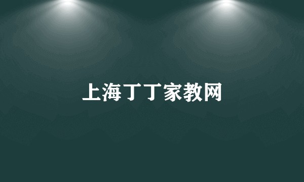 上海丁丁家教网