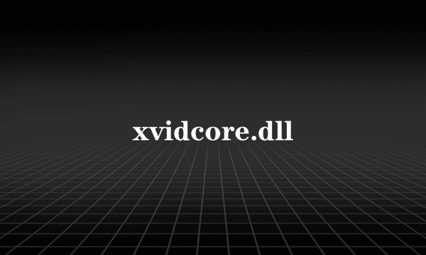 xvidcore.dll