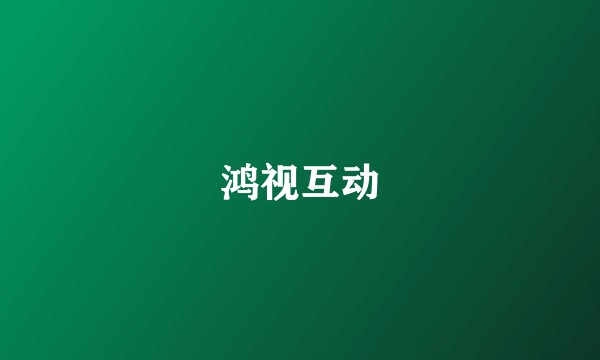 鸿视互动
