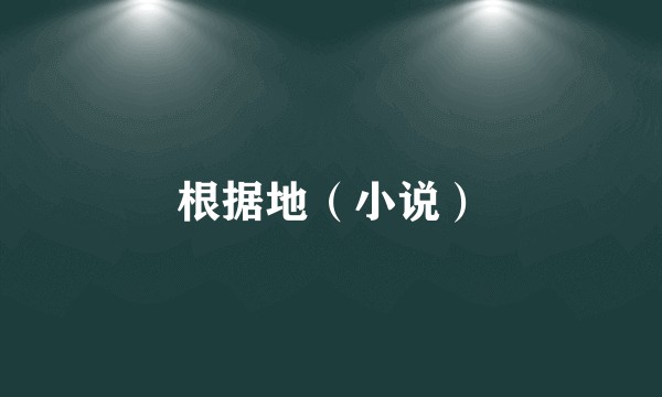 根据地(小说)