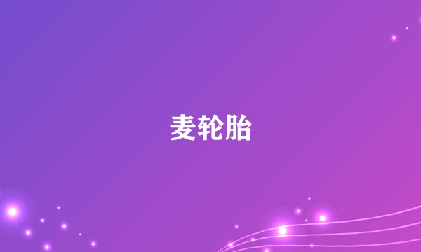 麦轮胎