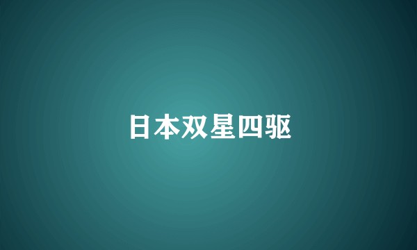 日本双星四驱