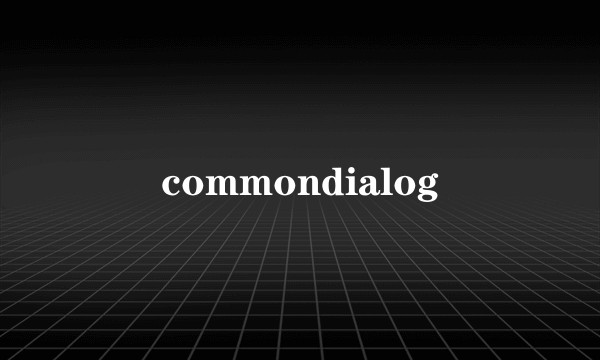commondialog