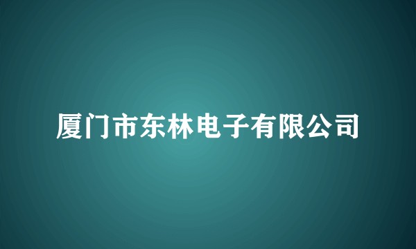 厦门市东林电子有限公司