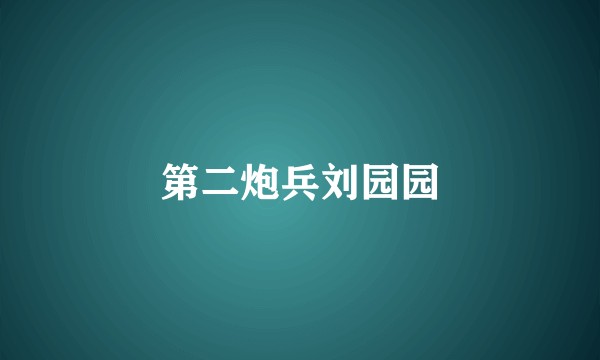 第二炮兵刘园园