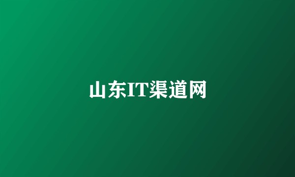 山东IT渠道网