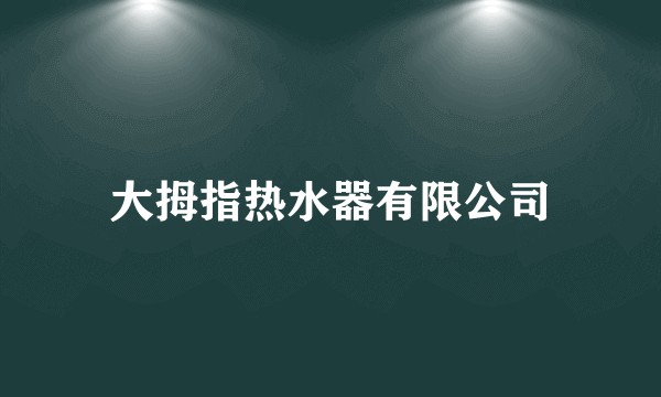 大拇指热水器有限公司