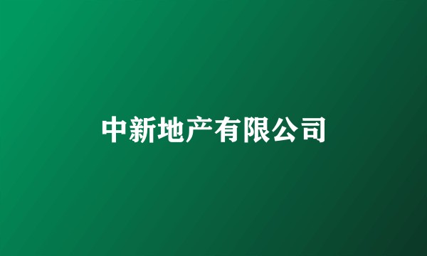 中新地产有限公司
