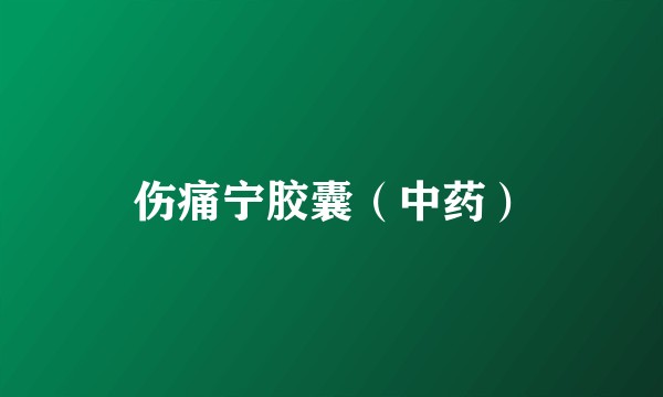 伤痛宁胶囊（中药）