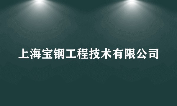 上海宝钢工程技术有限公司