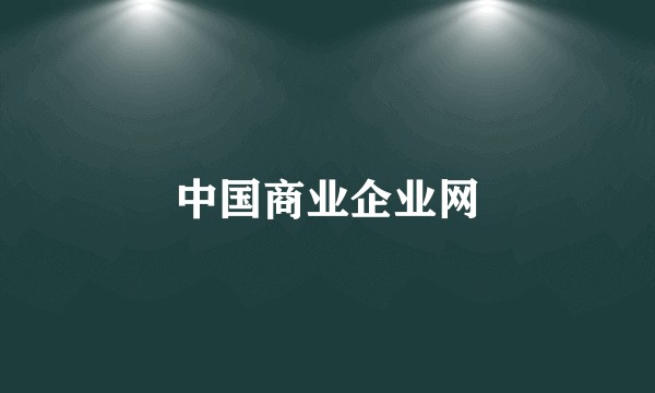 中国商业企业网