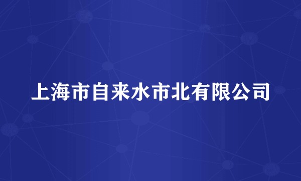 上海市自来水市北有限公司