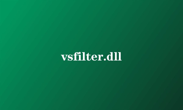 vsfilter.dll