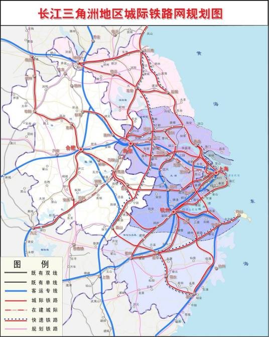 长江三角洲地区城际铁路网
