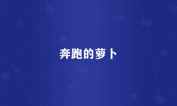 奔跑的萝卜