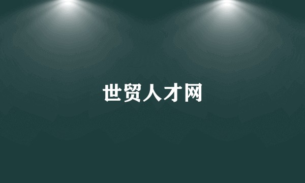 世贸人才网