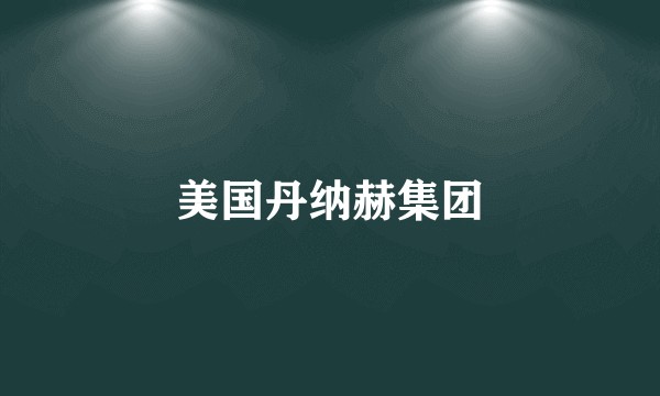 美国丹纳赫集团