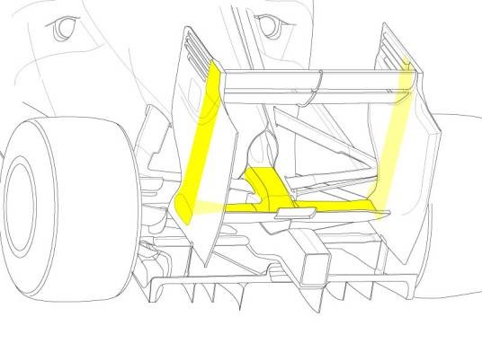 DRS（Drag Reduction System可调式尾翼）