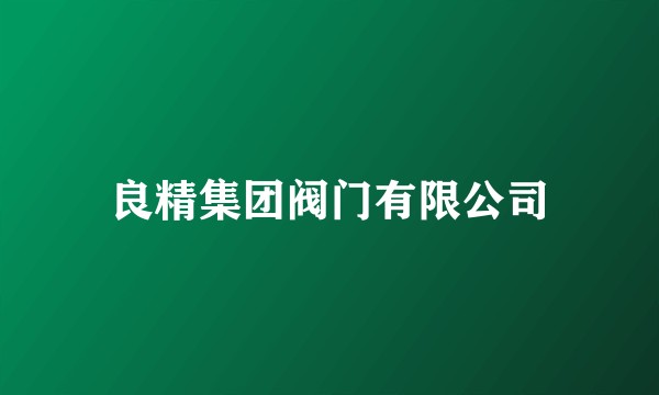 良精集团阀门有限公司