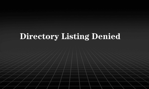Directory Listing Denied