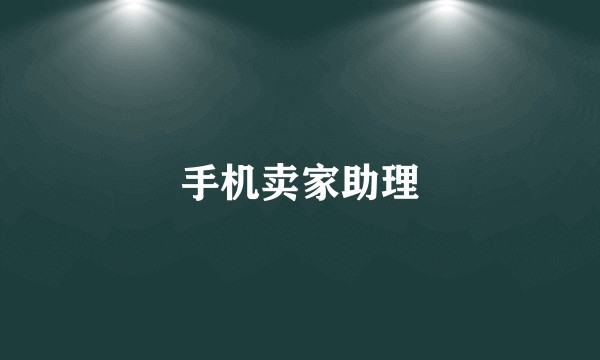 手机卖家助理