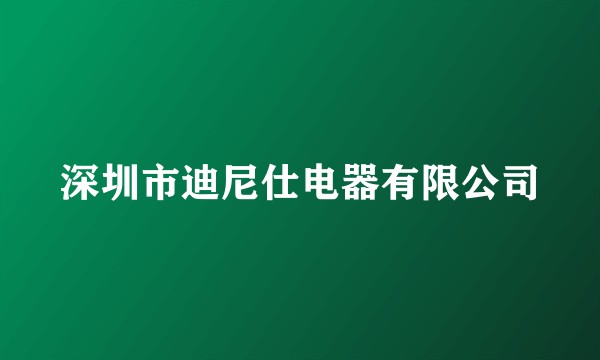 深圳市迪尼仕电器有限公司