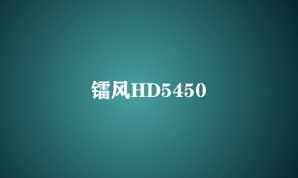 镭风HD5450