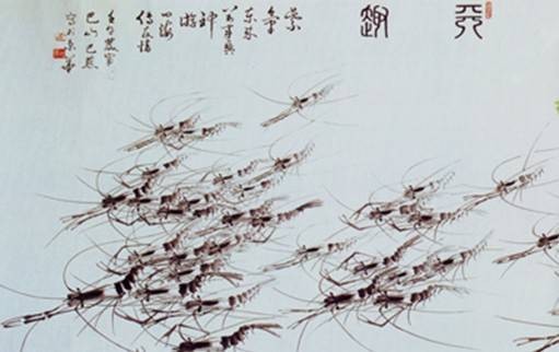 百虾图