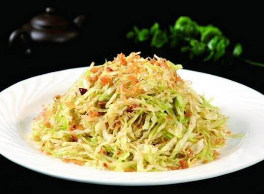 圆白菜炒粉丝