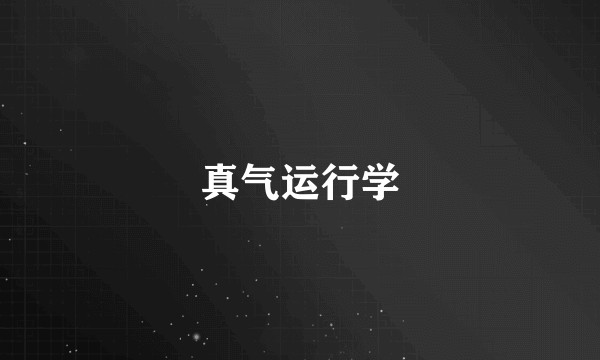真气运行学