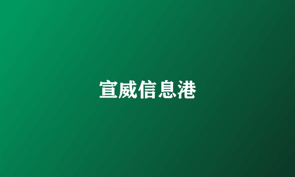 宣威信息港