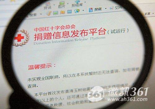 红十字会捐赠查询平台