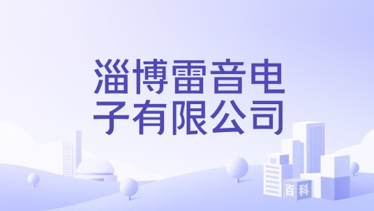 淄博雷音电子有限公司