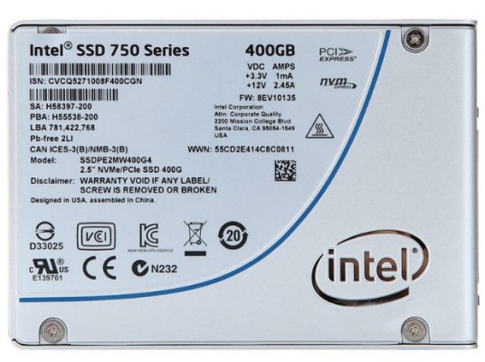 Intel 750 U.2(400GB)