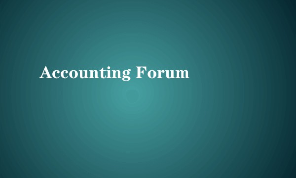 Accounting Forum