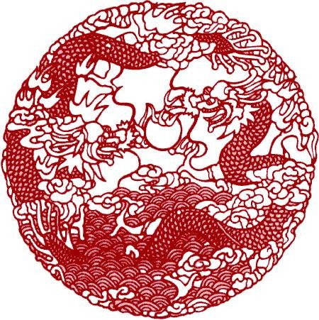 四折剪纸