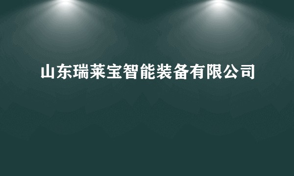 山东瑞莱宝智能装备有限公司