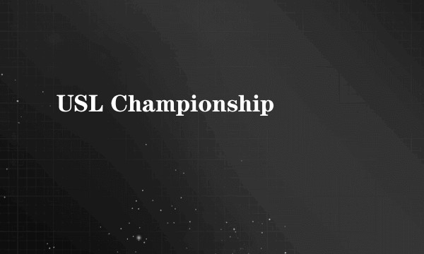 USL Championship