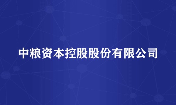中粮资本控股股份有限公司