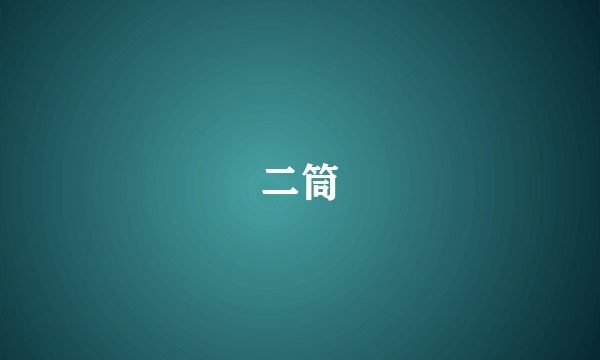 二筒