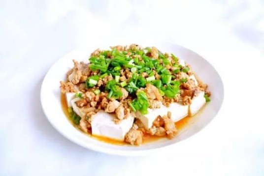 豆腐炒肉末