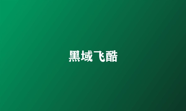 黑域飞酷