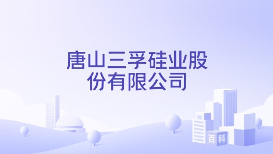 唐山三孚硅业股份有限公司
