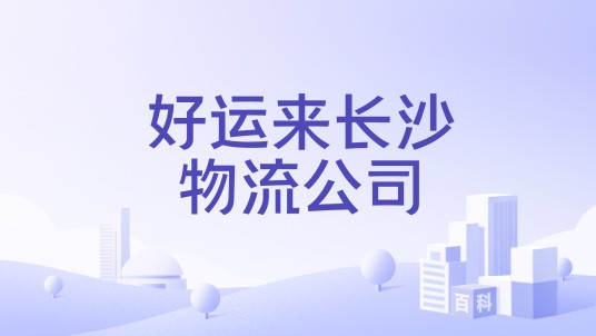 好运来长沙物流公司