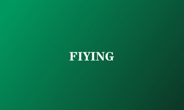 FIYING